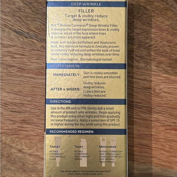 RoC Retinol Correxion Deep Wrinkle Filler - Picture 2 of 2